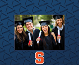 Syracuse University photo frame - Spectrum Pattern Photo Frame