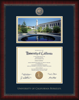 University of California Berkeley diploma frame - Campus Scene Edition Masterpiece Diploma Frame in Sutton