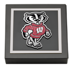 University of Wisconsin Madison paperweight - Spirit Badger Logo Medallion Paperweight