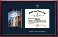 The University of Mississippi diploma frame - Campus Scene Diploma Frame in Galleria