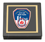 Fire Department City of New York paperweight - Masterpiece Medallion Paperweight