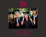 Philadelphia University photo frame - Spectrum Pattern Photo Frame