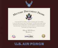 United States Air Force certificate frame - Spectrum Wall Certificate Frame in Expo Cherry
