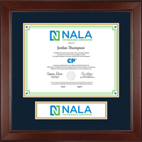 NALA The Paralegal Association certificate frame - Lasting Memories Banner Certificate Frame in Sierra