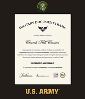 Vertical 8"x10" - Spectrum Wall Certificate Frame