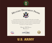 United States Army certificate frame - Spectrum Wall Certificate Frame in Expo Cherry