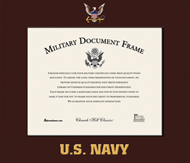 United States Navy certificate frame - Spectrum Wall Certificate Frame in Expo Cherry