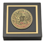St. Cloud State University paperweight - Masterpiece Medallion Paperweight