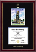 Duke University diploma frame - Duke Divinity Logo Campus Scene Overly Edition Diploma Frame in Gallery