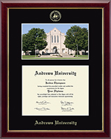 Andrews University diploma frame - Campus Scene Diploma Frame in Gallery