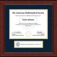 American Mathematical Society certificate frame - Lasting Memories Banner Certificate Frame in Sierra
