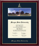Morgan State University diploma frame - Campus Scene Diploma Frame in Galleria