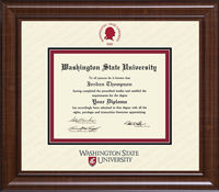 Washington State University diploma frame - Dimensions Plus Diploma Frame in Prescott