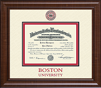 Boston University diploma frame - Dimensions Plus Diploma Frame in Prescott