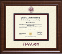 Texas A&M University diploma frame - Dimensions Plus Diploma Frame in Prescott
