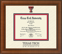 Texas Tech University diploma frame - Dimensions Plus Diploma Frame in Prescott