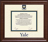 Yale University diploma frame - Dimensions Plus Diploma Frame in Prescott