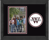 Wooster School in Connecticut photo frame - Lasting Memories Circle Logo Photo Frame in Arena
