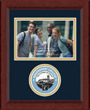 Brazosport College photo frame - Lasting Memories Circle Logo Photo Frame in Sierra