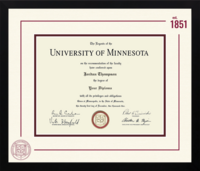 University of Minnesota diploma frame - Icon Founders Edition Diploma Frame in Gotham