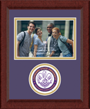 Louisiana State University School of Medicine photo frame - Lasting Memories Circle Logo Photo Frame in Sierra