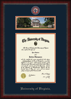 University of Virginia diploma frame - Campus Scene Diploma Frame in Sutton