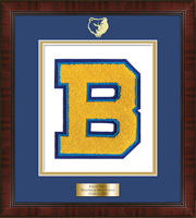 Brentwood High School in Tennessee varsity letter frame - Varsity Letter Frame in Delta