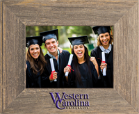 Western Carolina University photo frame - Spectrum Photo Frame in Barnwood Gray