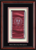 Indiana University of Pennsylvania sash frame - Commemorative Sash Shadow Box Frame in Southport