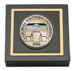 Georgia Southern University paperweight - Masterpiece Medallion Paperweight