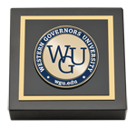 Western Governors University paperweight - Masterpiece Medallion Paperweight