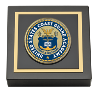 United States Coast Guard Academy paperweight - Masterpiece Medallion Paperweight