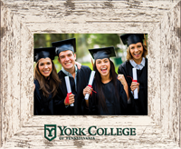 York College of Pennsylvania photo frame - Spectrum Photo Frame in Barnwood White