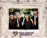 West Chester University photo frame - Spectrum Photo Frame in Barnwood White