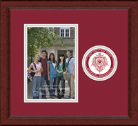 Saint John's High School photo frame - Lasting Memories Circle Logo Photo Frame in Sierra