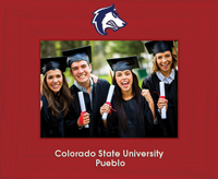 Colorado State University Pueblo photo frame - Spectrum Photo Frame in Expo Red
