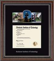 Rochester Institute of Technology diploma frame - Campus Scene Diploma Frame in Chateau