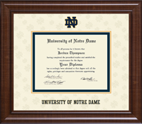 University of Notre Dame diploma frame - Dimensions Plus Diploma Frame in Prescott