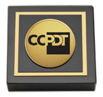 Certification Council for Professional Dog Trainers paperweight - Gold Engraved Paperweight