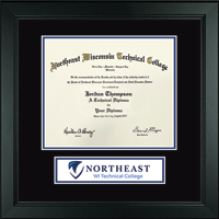 Northeast Wisconsin Technical College diploma frame - Lasting Memories Banner Diploma Frame in Arena