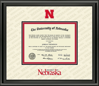 University of Nebraska diploma frame - Dimensions Plus Diploma Frame in Midnight