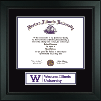 Western Illinois University diploma frame - Lasting Memories Banner Diploma Frame in Arena