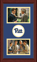 University of Pittsburgh photo frame - Lasting Memories Double Circle Logo Photo Frame in Sierra