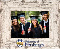 University of Pittsburgh photo frame - Spectrum Photo Frame in Barnwood White