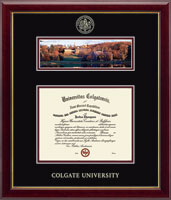 Colgate University diploma frame - Campus Scene Diploma Frame in Gallery