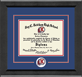 Roy C. Ketcham High School in New York diploma frame - Lasting Memories Circle Logo Diploma Frame in Arena