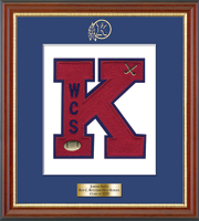Roy C. Ketcham High School in New York varsity letter frame - Varsity Letter Frame in Newport