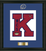 Roy C. Ketcham High School in New York varsity letter frame - Varsity Letter Frame in Obsidian