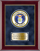 United States Air Force Award frame - U.S. Air Force Masterpiece Medallion Award Frame in Gallery