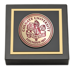 Colgate University paperweight - Masterpiece Medallion Paperweight